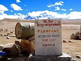 02 Shishapangma North Base Camp Sign Shishapangma North Chinese Base Camp has a sign saying 5000m, but my GPS says 5029m.